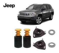 Par Kit Coxim Rolamento Batente Coifa Dianteiro Jeep Compass 2016 2017 2018 2019 2020