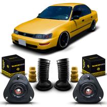 Par Kit Coxim Suporte Batedor Rolamento Batente Coifa Amortecedor Dianteiro Toyota Corolla 1992 1993 1994 1995 1996 1997