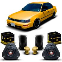 Par Kit Coxim Suporte Batedor Rolamento Batente Coifa Amortecedor Dianteiro Toyota Corolla 1992 1993 1994 1995 1996 1997