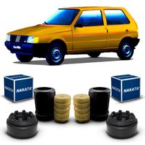 Par Kit Coxim Suporte Batente Batedor Amortecedor Dianteiro Fiat Uno 1984 1985 1986 1987 1988 1989 1990 1991 1992 1993