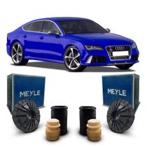 Par Kit Coxim Suporte Original Meyle Batente Coifa Guarda Pó Amortecedor Dianteiro Audi RS7 2012 2013 2014 2015