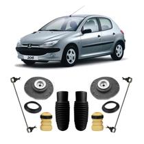 Par Kit Da Suspensão Dianteira Peugeot 206 1.0 2000 Até 2010