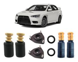 Par Kit Dianteiro Traseiro Lancer 2008 A 2019 Coxim Batente Par Kit Dianteiro Traseiro Lancer 2008 A 2019 Coxim Batente