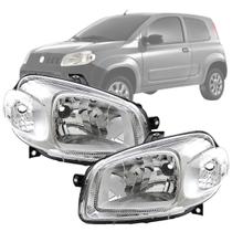 Par kit farol novo uno vivace 2010 2011 2012 2013 2014