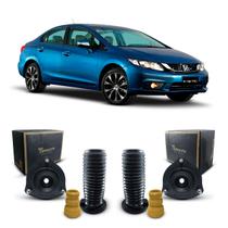 Par Kit Reparo Coxim C/ Batente Coifa Amortecedor Dianteiro Honda Civic G9 2012 2013 2014 2015 2016