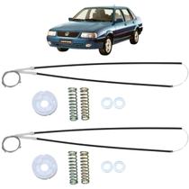 Par Kit Reparo Vidro Elétrico Vw Santana Ate 1998 Dianteira