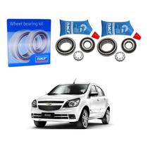 Par Kit Rolamento Roda Agile 1.4 2009 A 2013