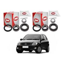Par Kit Rolamento Roda Traseiro Celta 1.0 2006 A 2012