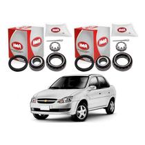 Par Kit Rolamento Roda Traseiro Corsa Classic 1.0 2011 A 2016
