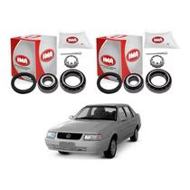 Par Kit Rolamento Roda Traseiro Santana 1.8 2.0 1997 A 2005