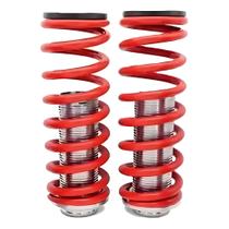 Par Kit Rosca Slim Dianteiro Mola + Flange Vw Fox/polo/gol