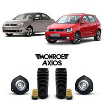 Par Kit Suporte Suspensão Dianteira Volks Polo 2012 Até 2015