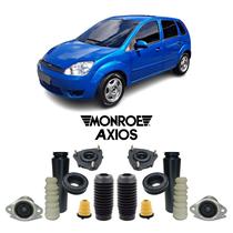 Par Kit Suspensão Dianteira Traseira Ford Fiesta 2002 A 2010