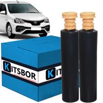 Par Kits Traseiro Coifas + Batentes Toyota Etios Hatch Sedan