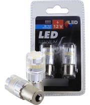 Par Lampada 12v Shocklight Titanium Branca 1p 23 Smd 1156