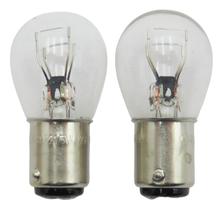 Par Lampada 2 Polos Branca Halogena Cinoy P21/5w 12v Bay15d
