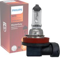 Par Lampada Automotiva H11 24v 70w Masterlife Philips Rch1124v Farol alto baixo ou Milha