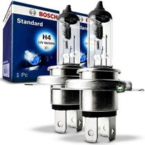Par Lâmpada Automotiva Halógena H4 Pure Light 12V 60/55W Bosch