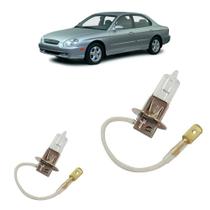 Par Lâmpada Automotiva Halógena Sonata 1999 2000 2001 H3 55W