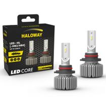 Par Lâmpada Automotiva Haloway LED HB3/4HWC 12V 6500K