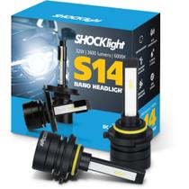 Par Lâmpada de Led HB3/HB4 Shocklight S14 Nano Headlight 6000k 12v