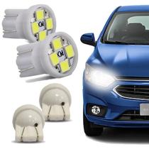 Par Lâmpada de LED T10 Pingão 12v 4 Leds SMD1210 MX2112BR Luz Super Branca Par Lâmpada de LED T10 Pingão 12v 4 Leds SMD1210 MX2112BR Luz Super Branca