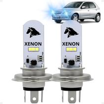 Par Lampada De Led Xenon H4 Moto Automotivo 8000k Cavalinho Para Celta Corsa Gol Onix Uno Creta Up