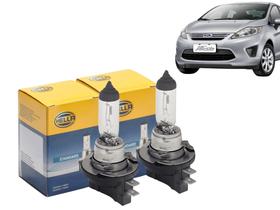 Par Lampada Farol Baixo New Fiesta 2011 A 2013 Hella H11B