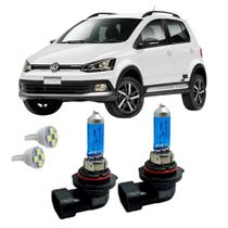 Par Lâmpada Farol De Milha LED Super Branca 4300K HB4 Carro