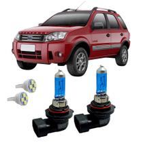 Par Lâmpada Farol De Milha LED Super Branca 4300K HB4 Carro