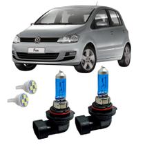 Par Lâmpada Farol De Milha LED Super Branca 4300K HB4 Carro