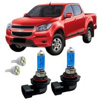 Par Lâmpada Farol De Milha LED Super Branca 4300K HB4 Carro