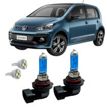 Par Lâmpada Farol De Milha LED Super Branca 4300K HB4 Carro