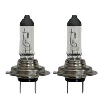 Par Lâmpada Farol H7 Halógena 55W 12V