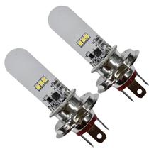 Par Lâmpada Farol Led H4 Palito 6 Leds 4000K Titan Fan Bros