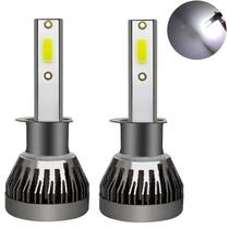 Par Lâmpada Farol Milha Mini Super Led Cob 6000 Lúmens H1