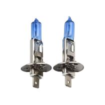 Par Lâmpada H1 Halógena Automotiva 12v 55w 8500k Tipo Xênon Milha