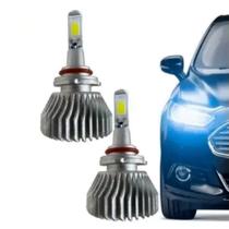 Par Lâmpada H11 Super Led 6000k 6000 Lúmens 2d Kit Mini Reator