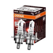Par Lampada h4 12v Nightbreaker Silver 100% + Luz Osram Par Lampada h4 12v Nightbreaker Silver 100% + Luz Osram