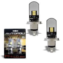 Par Lâmpada H4 Autopoli LED Slim 12/24V 10W 6500K