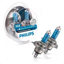 Par Lâmpada H4 Philips Fiat Siena G4 Farol Simples 2010-2016