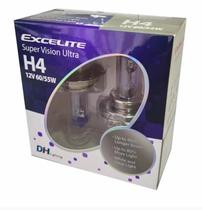 Par Lâmpada H4 Super Vision Ultra 12V 60/55W Excelite