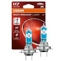 Par Lampada h7 12v Nightbreaker 150% + Luz Osram