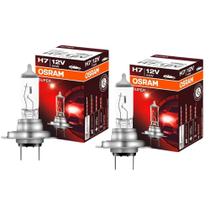 Par lampada h7 12v nightbreaker silver 100% + luz osram