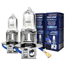 Par Lâmpada Halógena H3 4300k 12V 55w Techone
