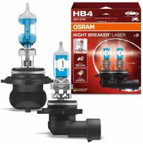 Par Lâmpada Halógena Osram Night Breaker Laser +150% Luz HB4 (9006) 51W 12V Par Lâmpada Halógena Osram Night Breaker Laser +150% Luz HB4 (9006) 51W 12V