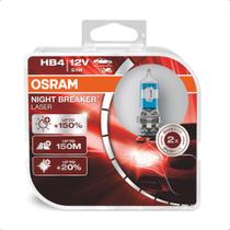 Par Lampada Hb4 12v Nightbreaker 150% + Luz Osram