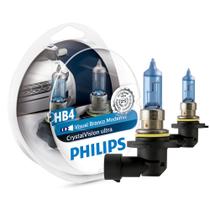 Par Lampada Hb4 Philips Crystal Vision Ultra 4100K 12V 55W W5W