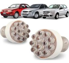 Par Lâmpada Led 2 Polos Top 1156 1157 12V Super Branca 6000k Par Lâmpada Led 2 Polos Top 1156 1157 12V Super Branca 6000k