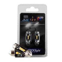 Par Lâmpada Led Branca Torpedo 31 mm 3 SMD-2835 6000K 12V Shocklight Par Lâmpada Led Branca Torpedo 31 mm 3 SMD-2835 6000K 12V Shocklight